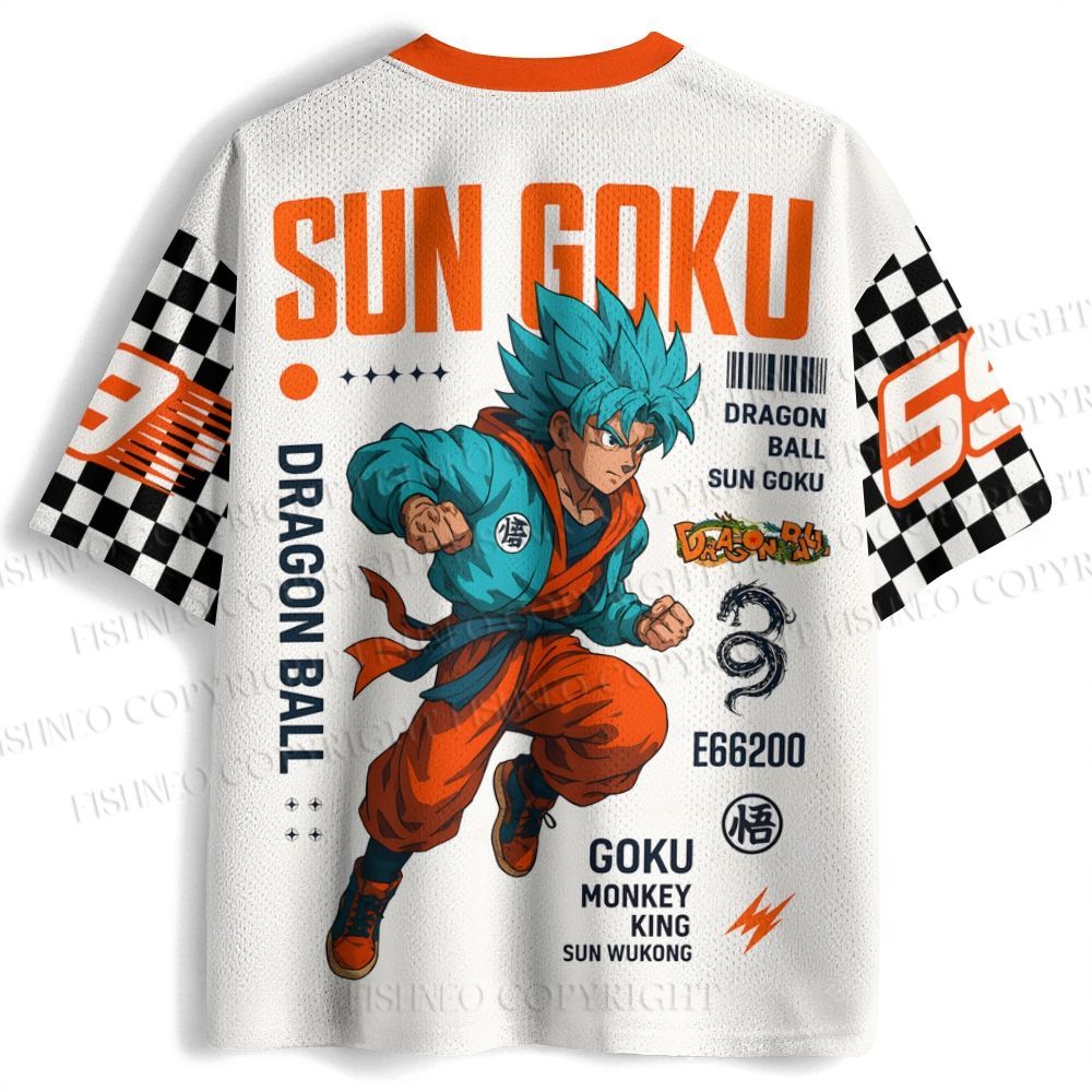Dragon Ball Son Goku Printed Jersey Shirts