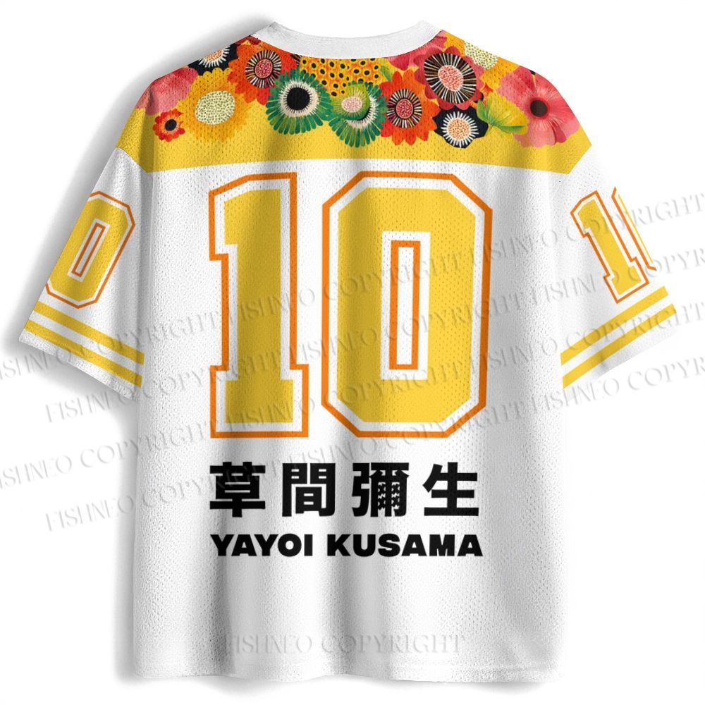 Yayoi Kusama Flowers Jersey Shirts