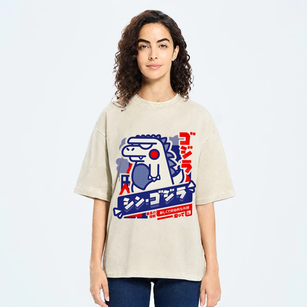 little monster Washed T-Shirt