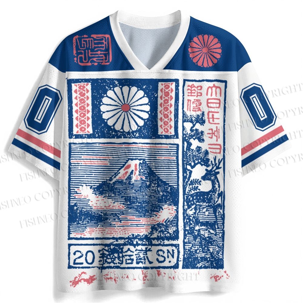 Japanese Art Mount Fuji Jersey Shirts