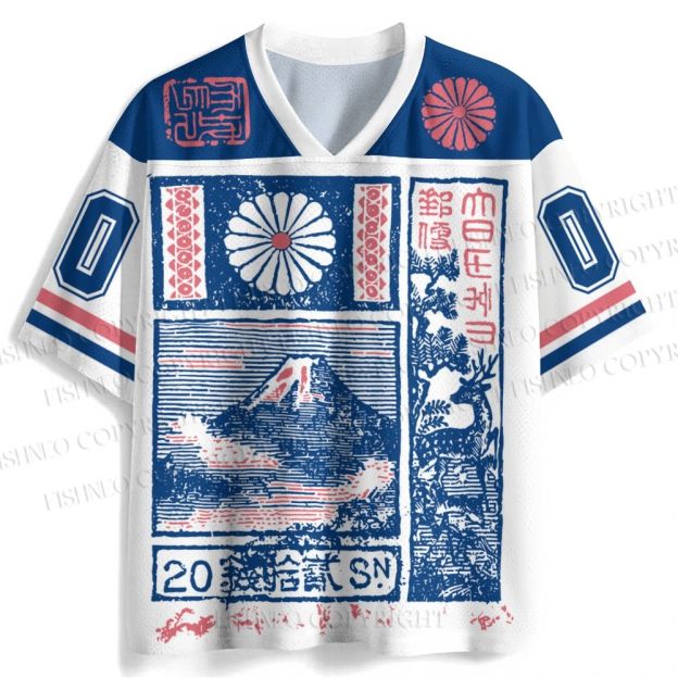 Japanese Art Mount Fuji Jersey Shirts