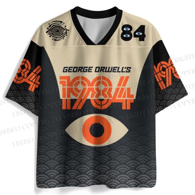 George Orwell Eye Printed Jersey Shirts