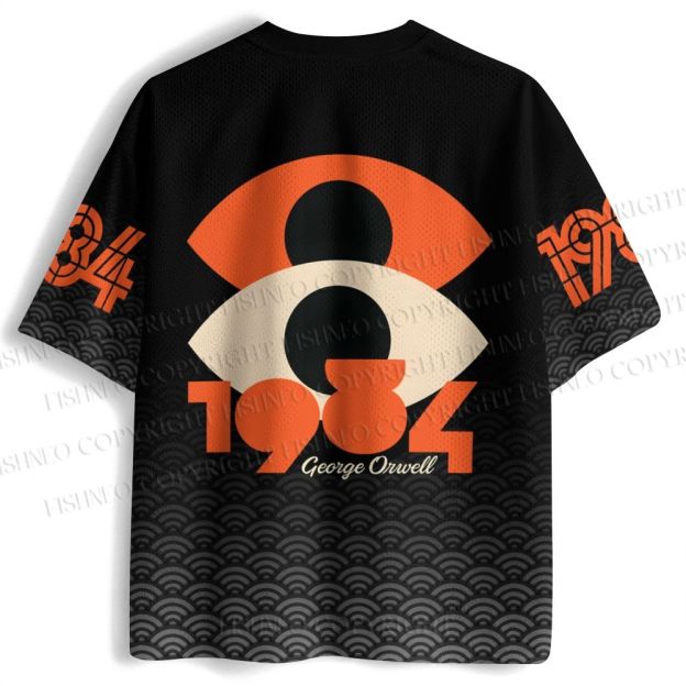 George Orwell Eye Printed Jersey Shirts