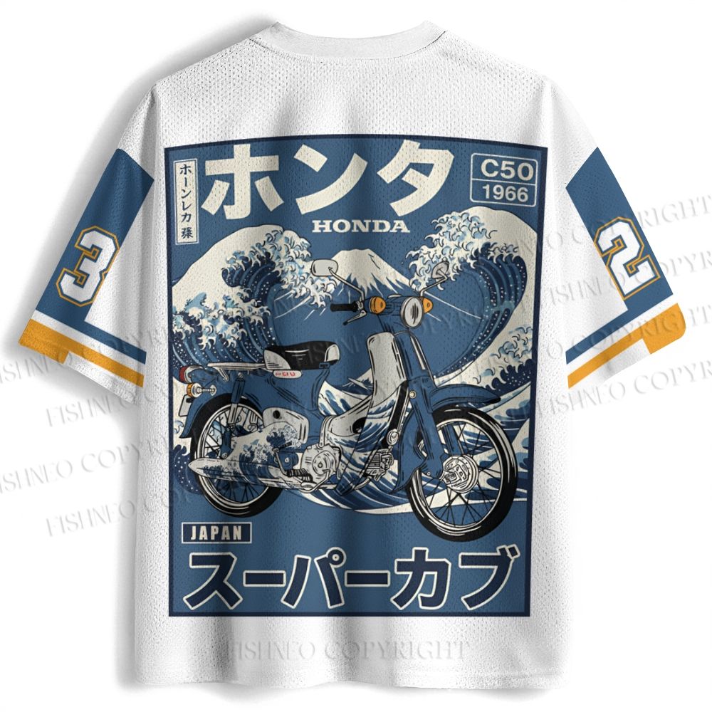 Honda C50 Super Cub Motorcycle Jersey Shirts