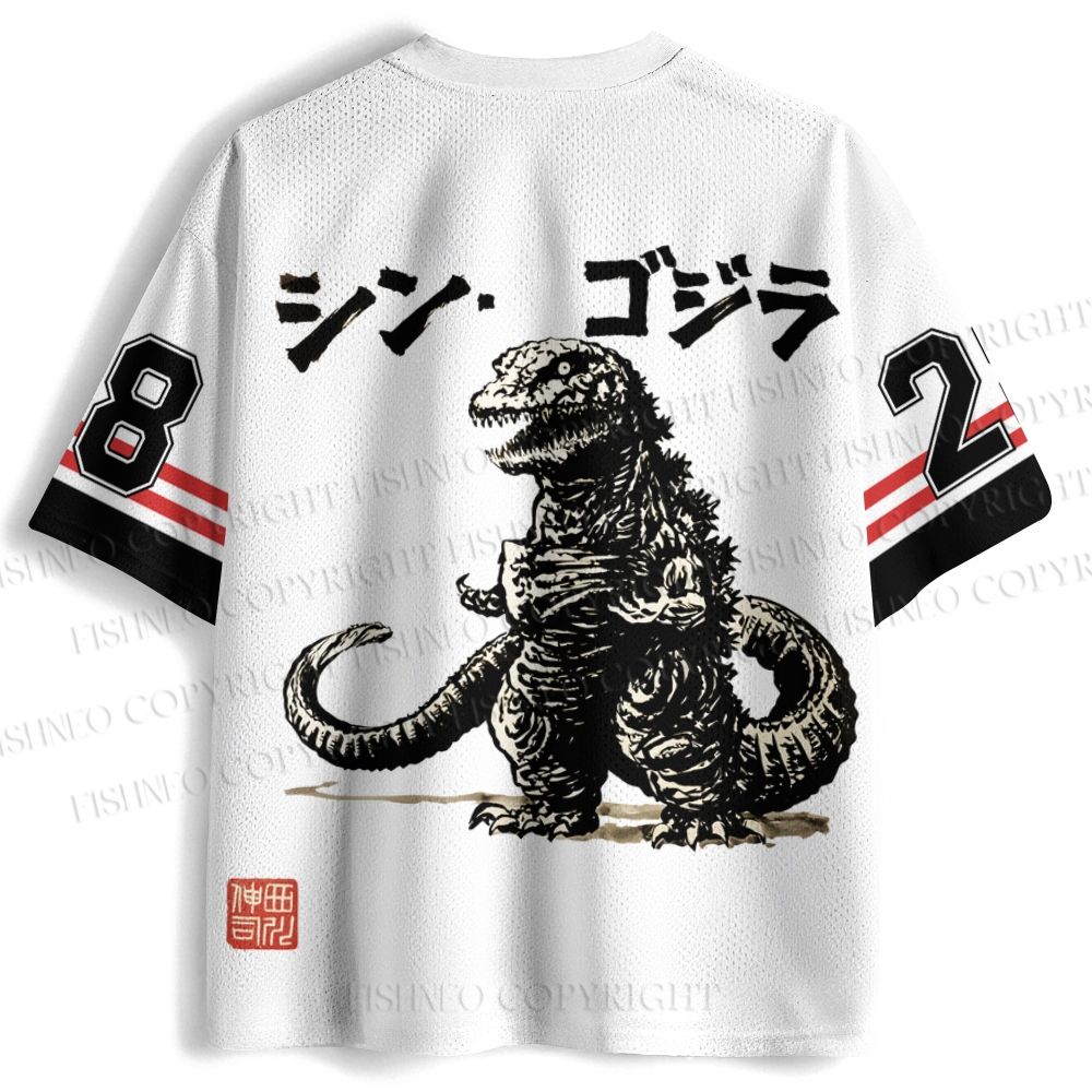 Godzilla Printed Jersey Shirts