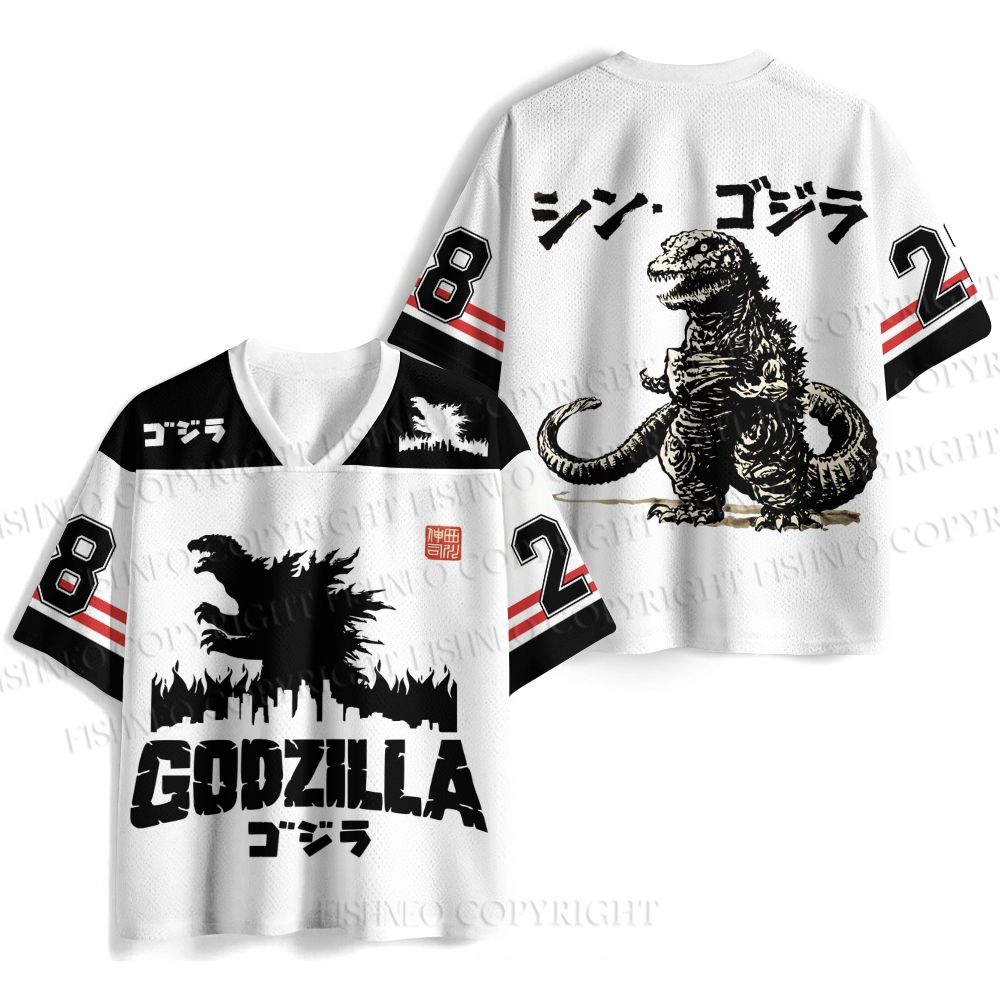 Godzilla Printed Jersey Shirts