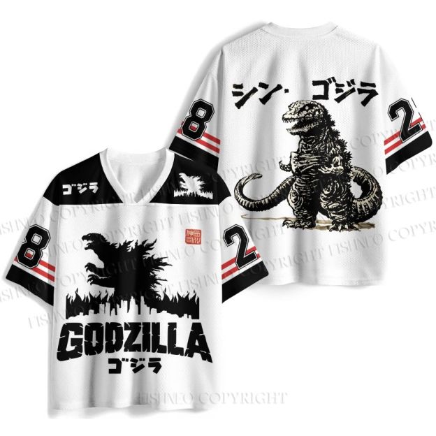 Godzilla Printed Jersey Shirts