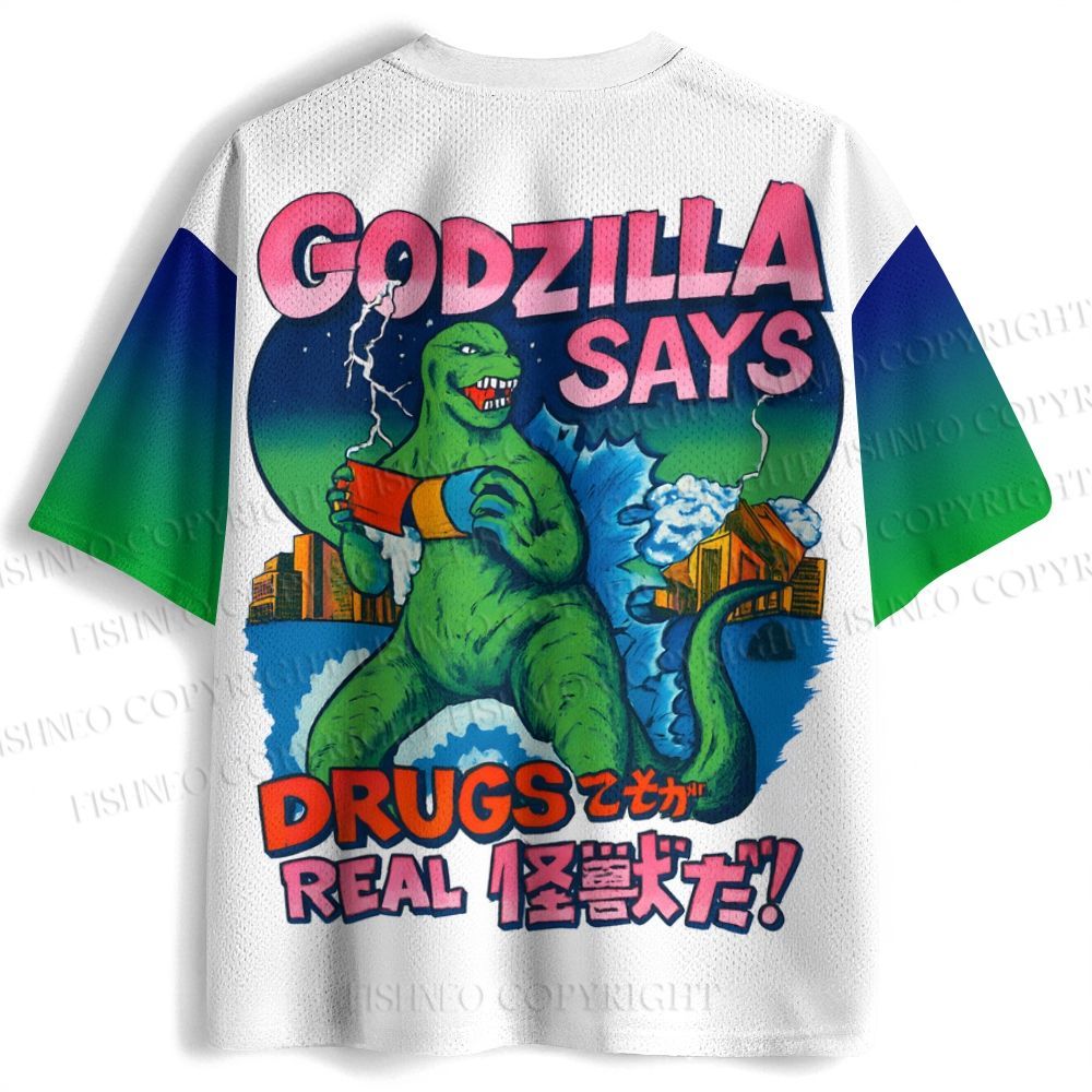 Godzilla Printed Jersey Shirts