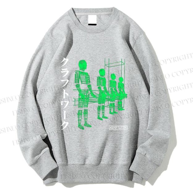 Unisex Kraftwerk Band Japanese Style Printed Sweatshirt