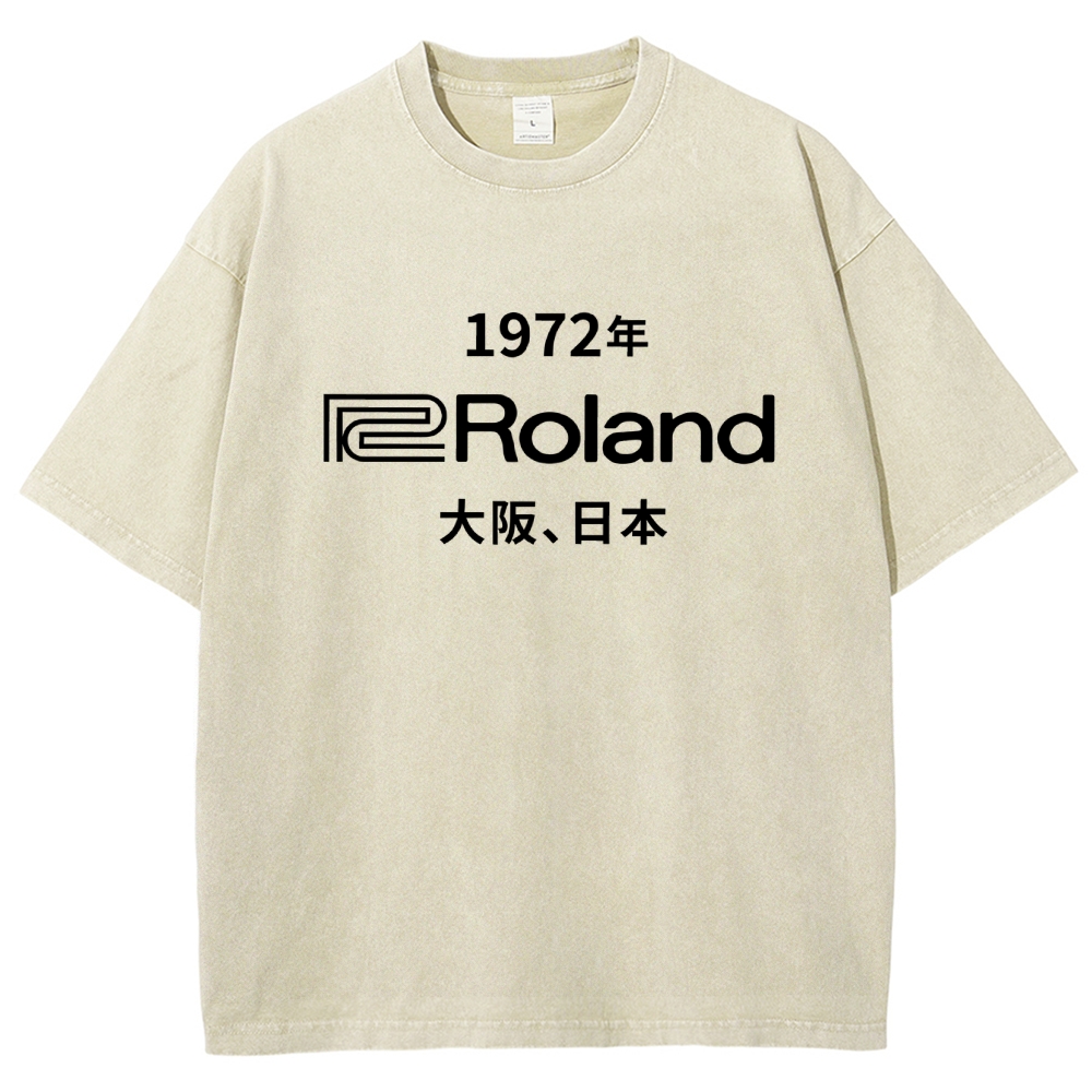  Roland 1972 Osaka Vintage Washed T-Shirt