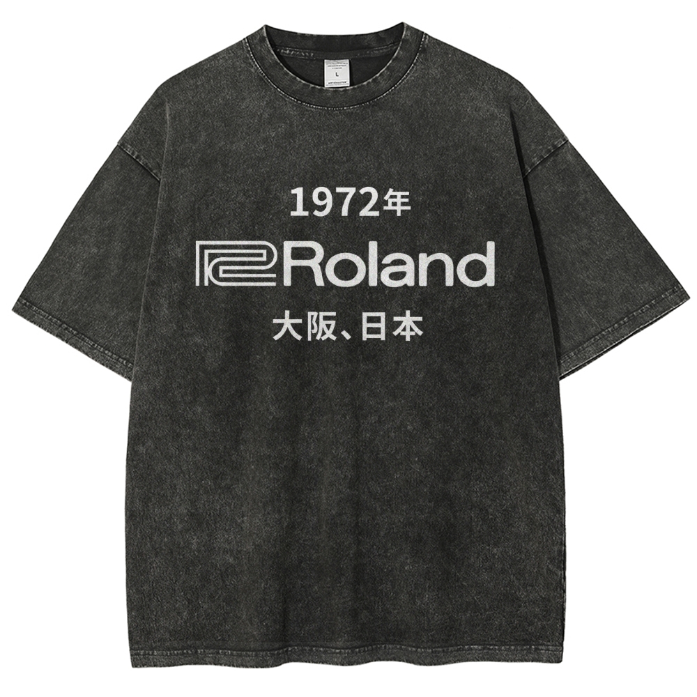  Roland 1972 Osaka Vintage Washed T-Shirt