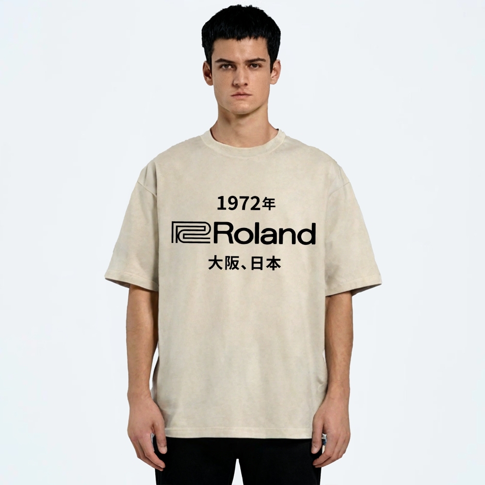  Roland 1972 Osaka Vintage Washed T-Shirt