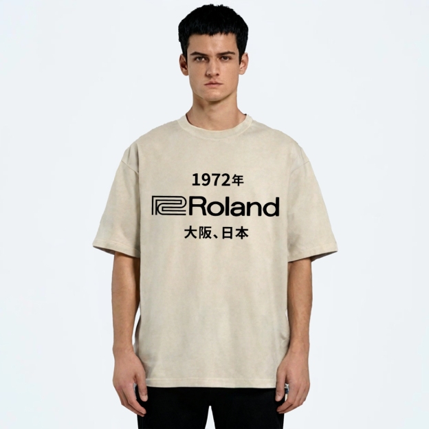  Roland 1972 Osaka Vintage Washed T-Shirt
