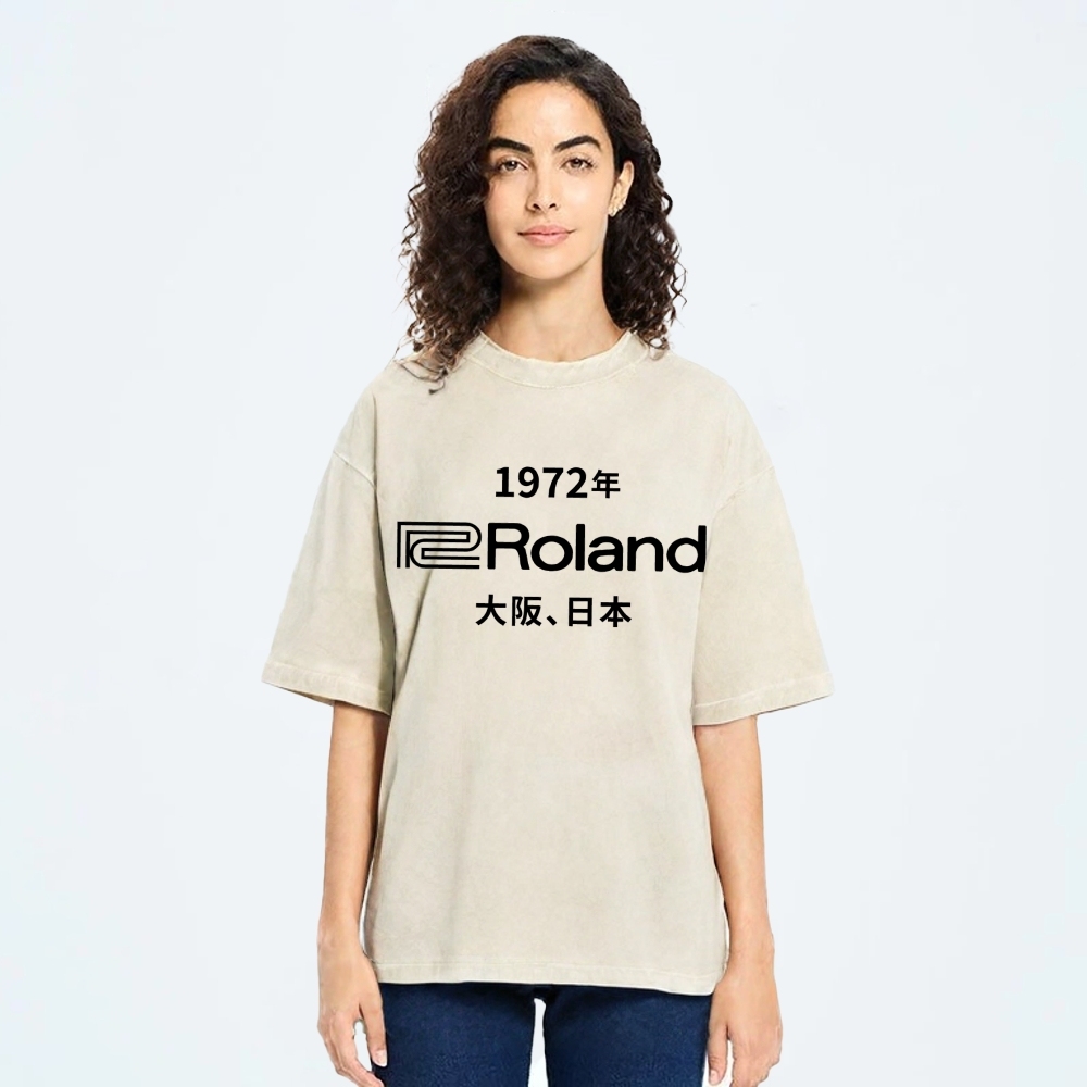  Roland 1972 Osaka Vintage Washed T-Shirt