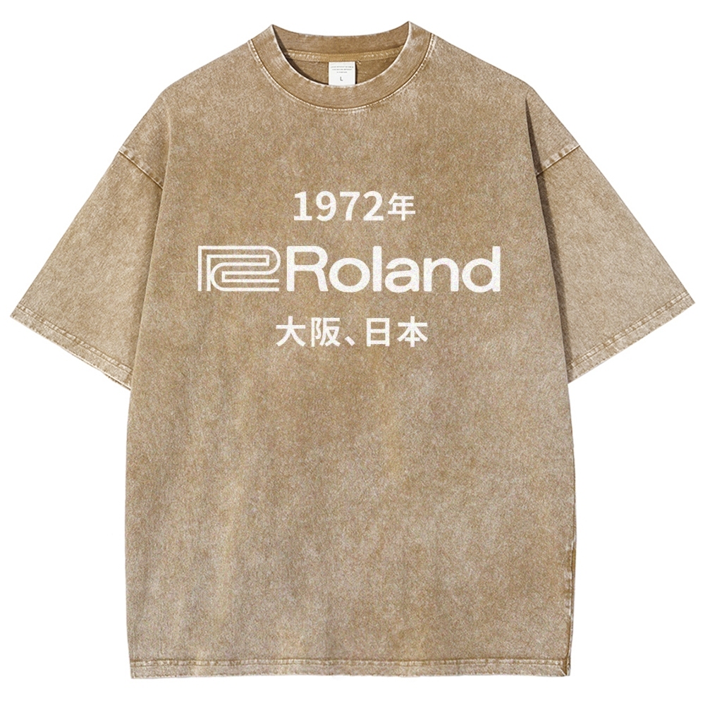  Roland 1972 Osaka Vintage Washed T-Shirt