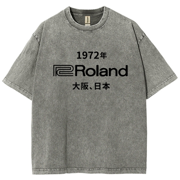  Roland 1972 Osaka Vintage Washed T-Shirt