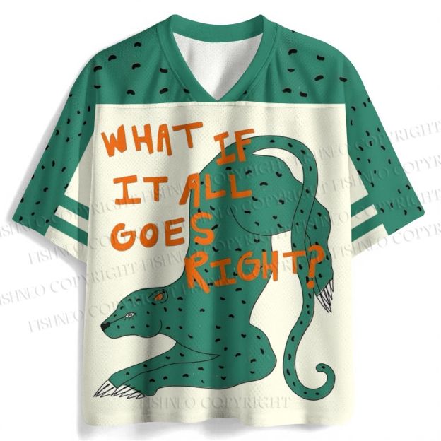 What If It's All Right Leopard Printed Jersey Shirts