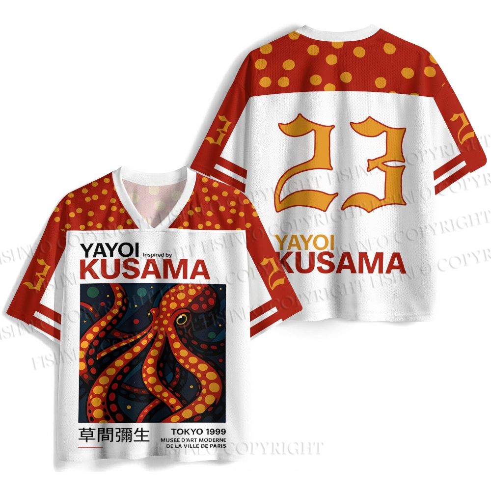 Yayoi Kusama Octopus Jersey Shirts
