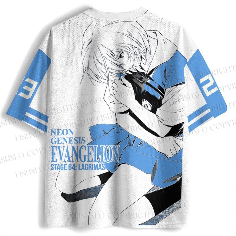 Neon Genesis Evangelion Rei Jersey Shirts