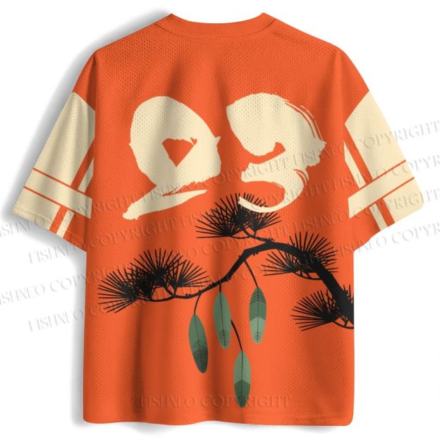 Japanese Ukiyo-e Bird Jersey Shirts