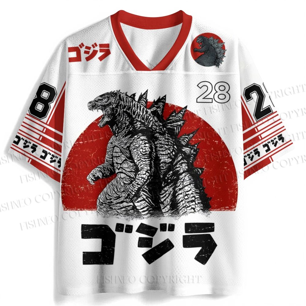 Godzilla Printed Jersey Shirts