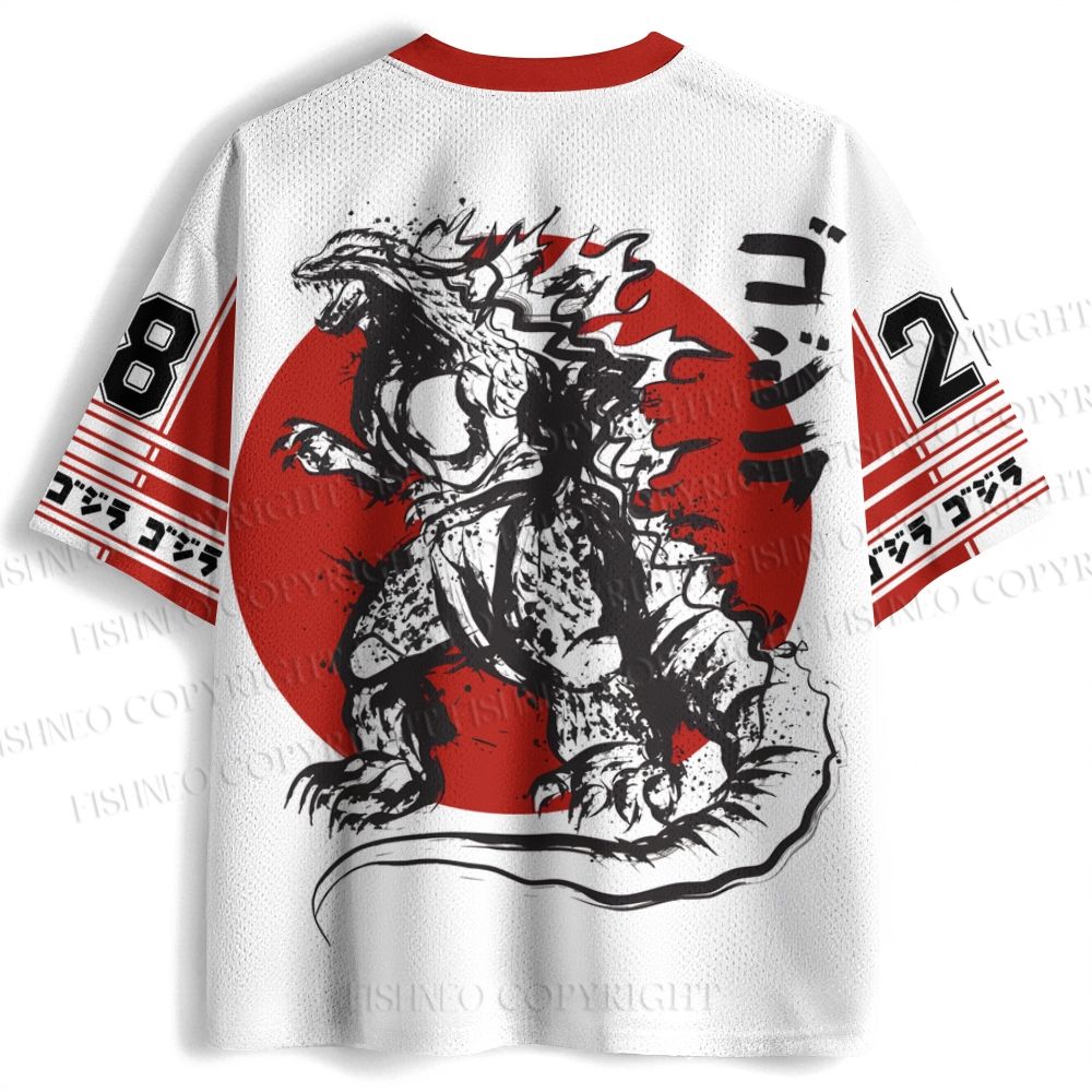 Godzilla Printed Jersey Shirts