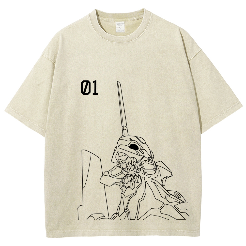 Unisex Evangelion Printed Tee