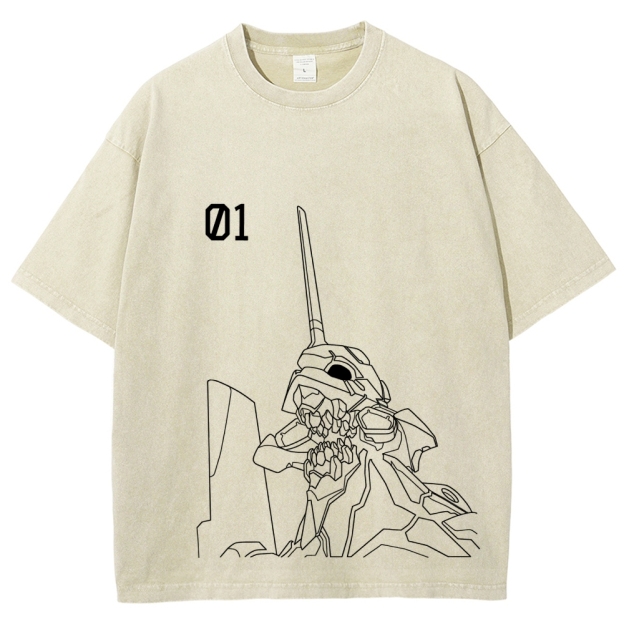Unisex Evangelion Printed Tee