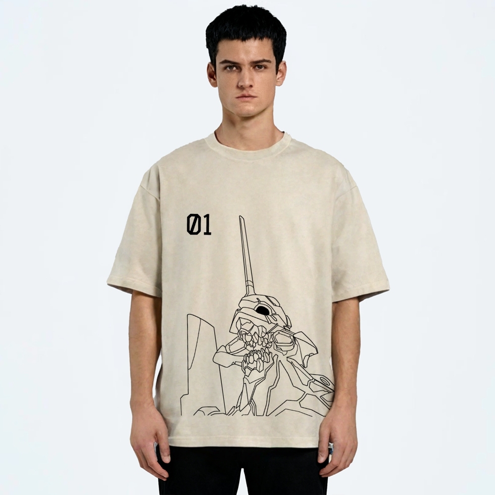Unisex Evangelion Printed Tee