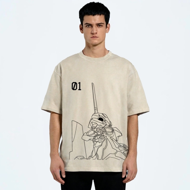 Unisex Evangelion Printed Tee