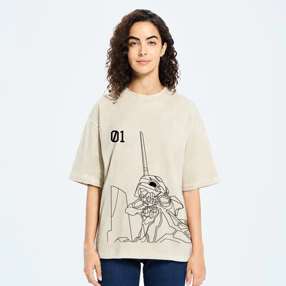 Unisex Evangelion Printed Tee
