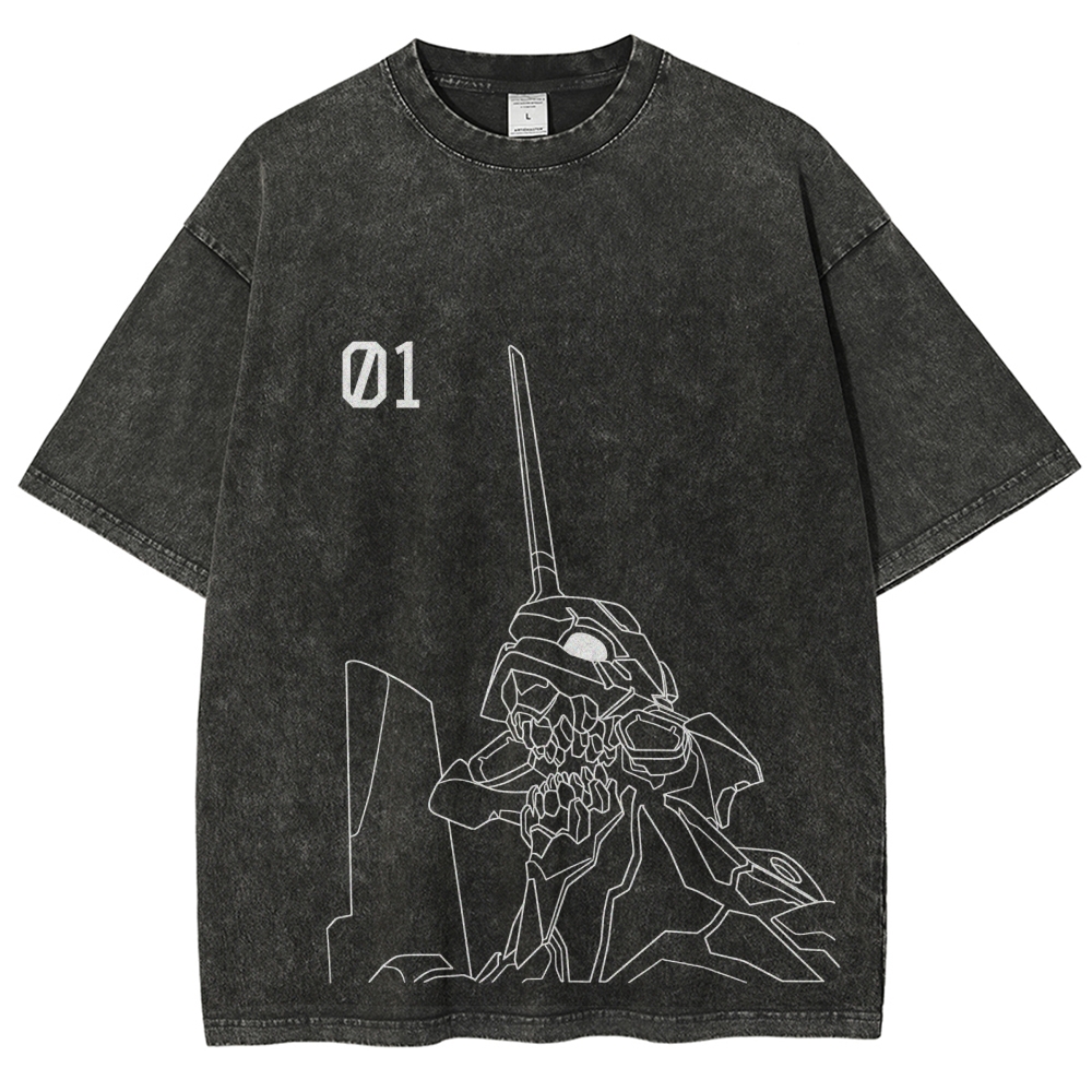 Unisex Evangelion Printed Tee