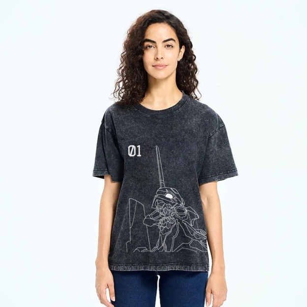 Unisex Evangelion Printed Tee