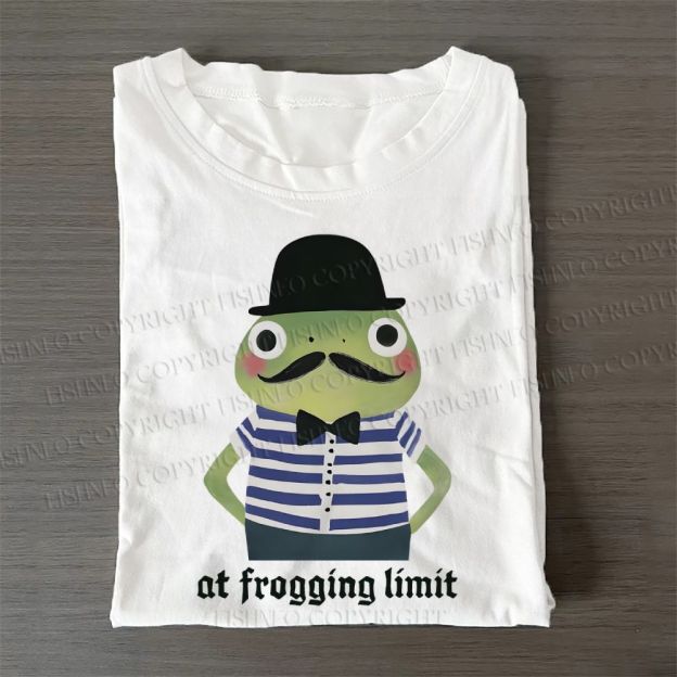 Mr.Frog at Frogging Limit Casual Cotton T-Shirt