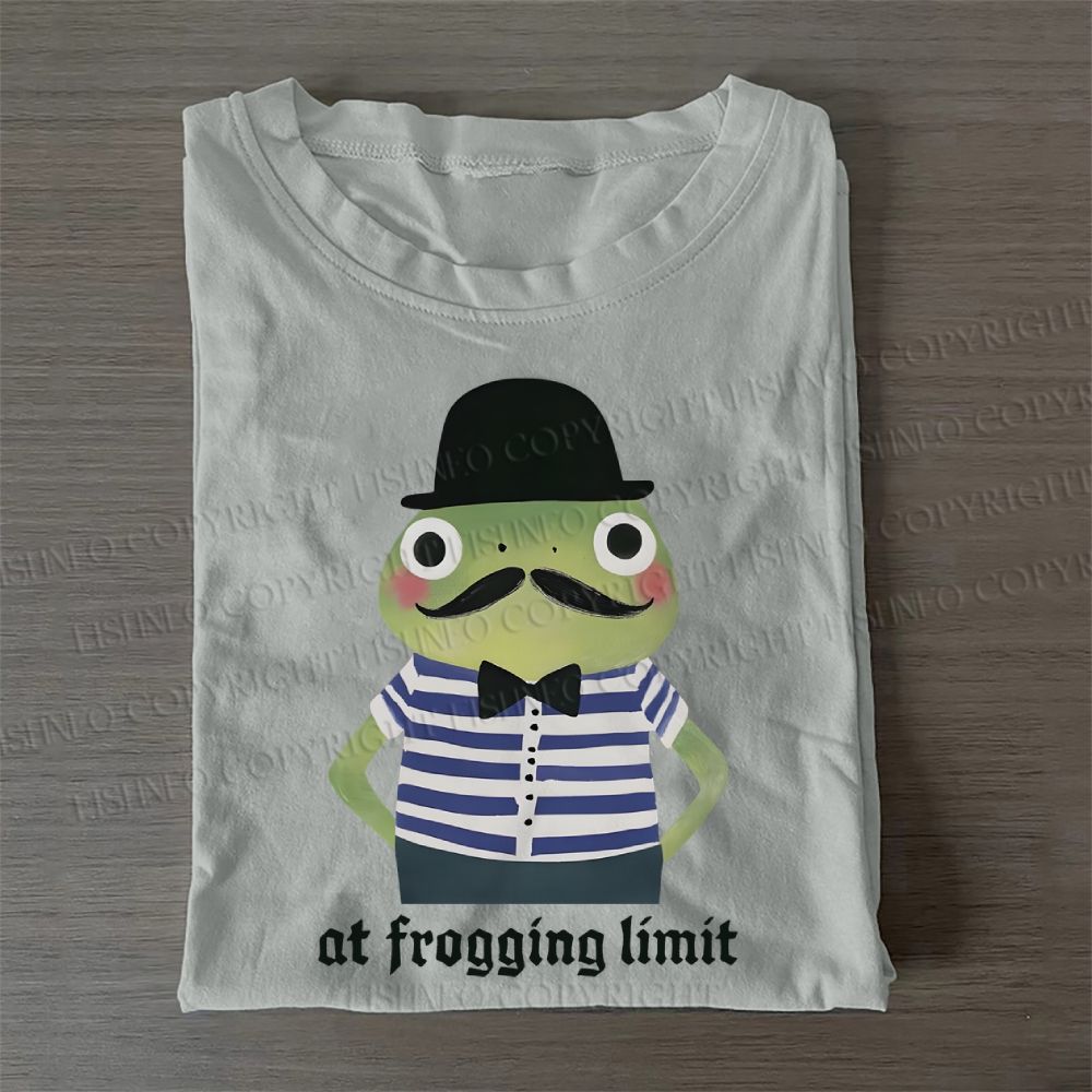 Mr.Frog at Frogging Limit Casual Cotton T-Shirt