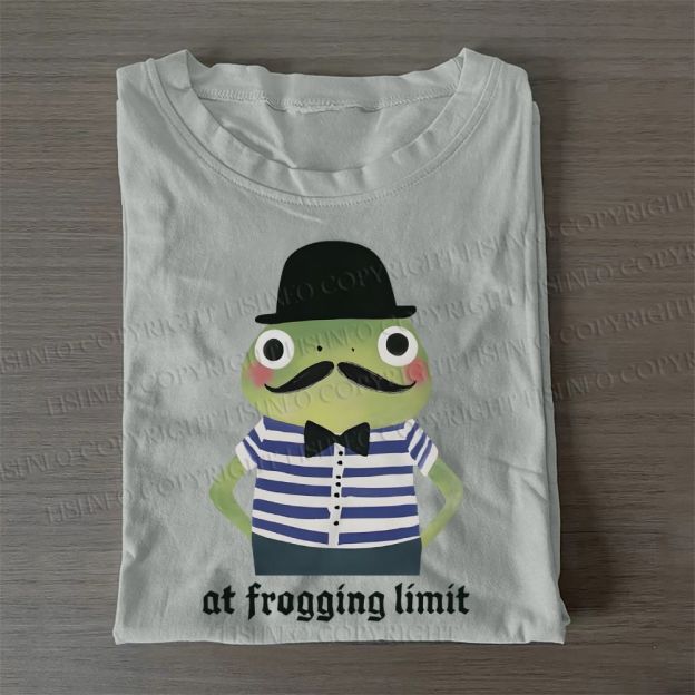 Mr.Frog at Frogging Limit Casual Cotton T-Shirt
