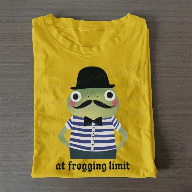 Mr.Frog at Frogging Limit Casual Cotton T-Shirt