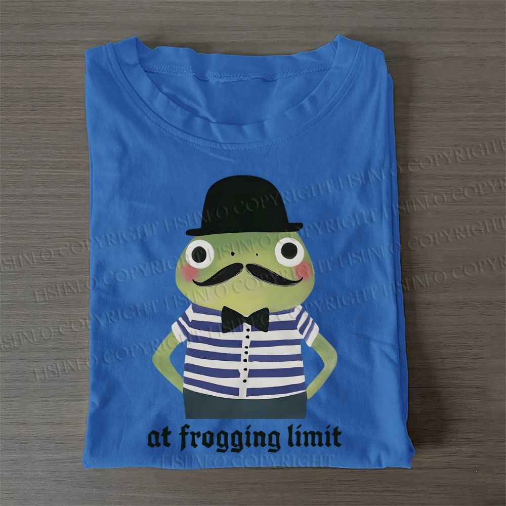 Mr.Frog at Frogging Limit Casual Cotton T-Shirt