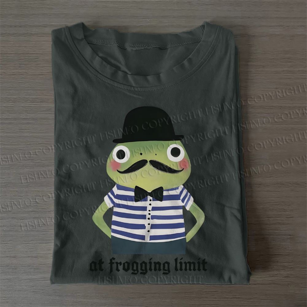 Mr.Frog at Frogging Limit Casual Cotton T-Shirt