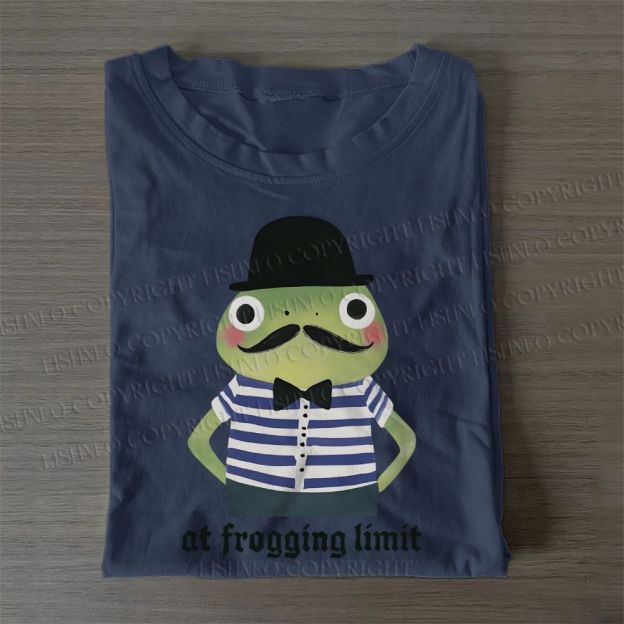 Mr.Frog at Frogging Limit Casual Cotton T-Shirt