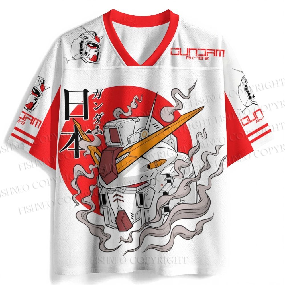Gundam RX-78-2 Printed Jersey Shirts