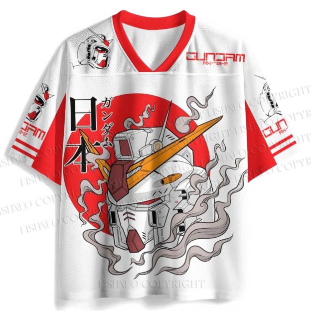 Gundam RX-78-2 Printed Jersey Shirts