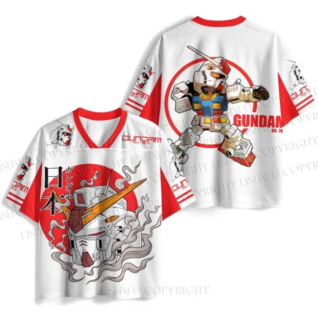 Gundam RX-78-2 Printed Jersey Shirts