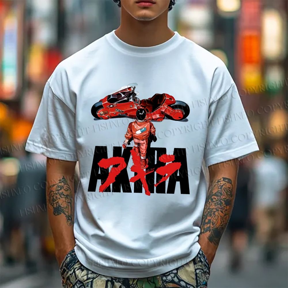 Unisex Classic Cotton Akira Printed T-shirt