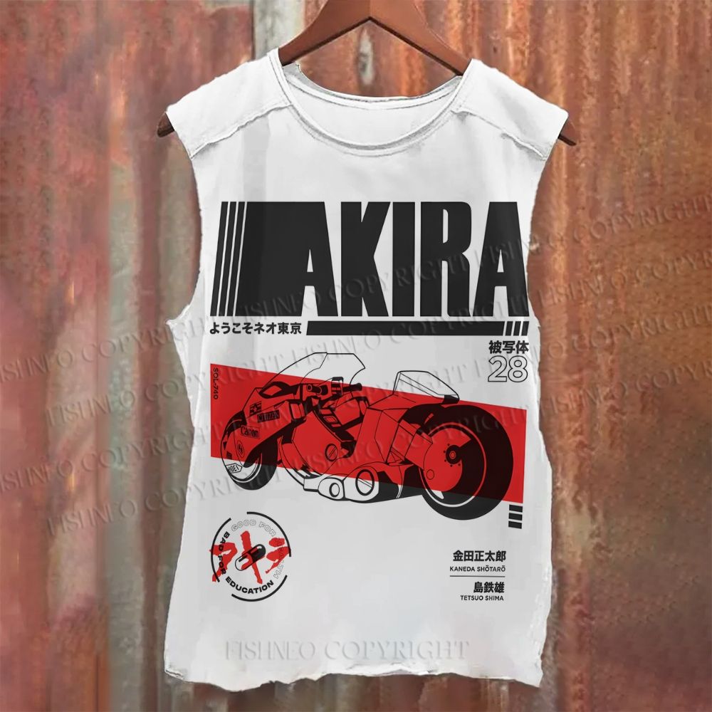 Unisex Casual Akira Printed Tank Top