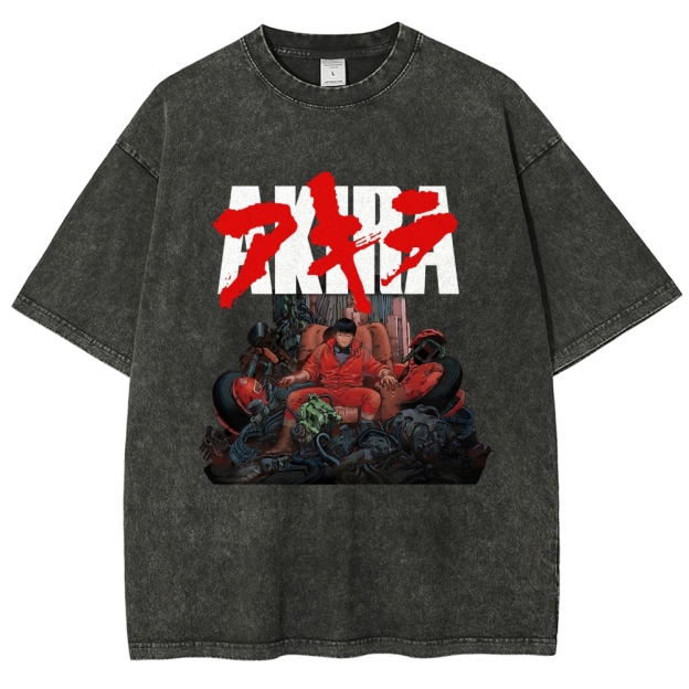 Akira Vintage Wash Japanese Design T-Shirt