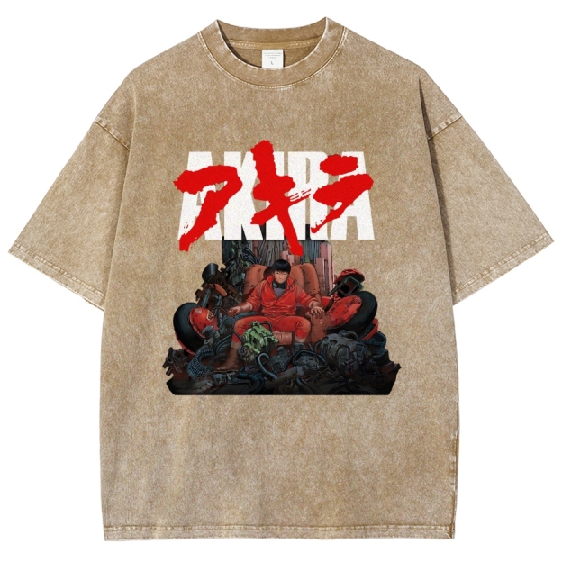 Akira Vintage Wash Japanese Design T-Shirt