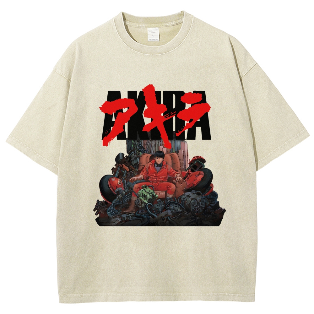 Akira Vintage Wash Japanese Design T-Shirt