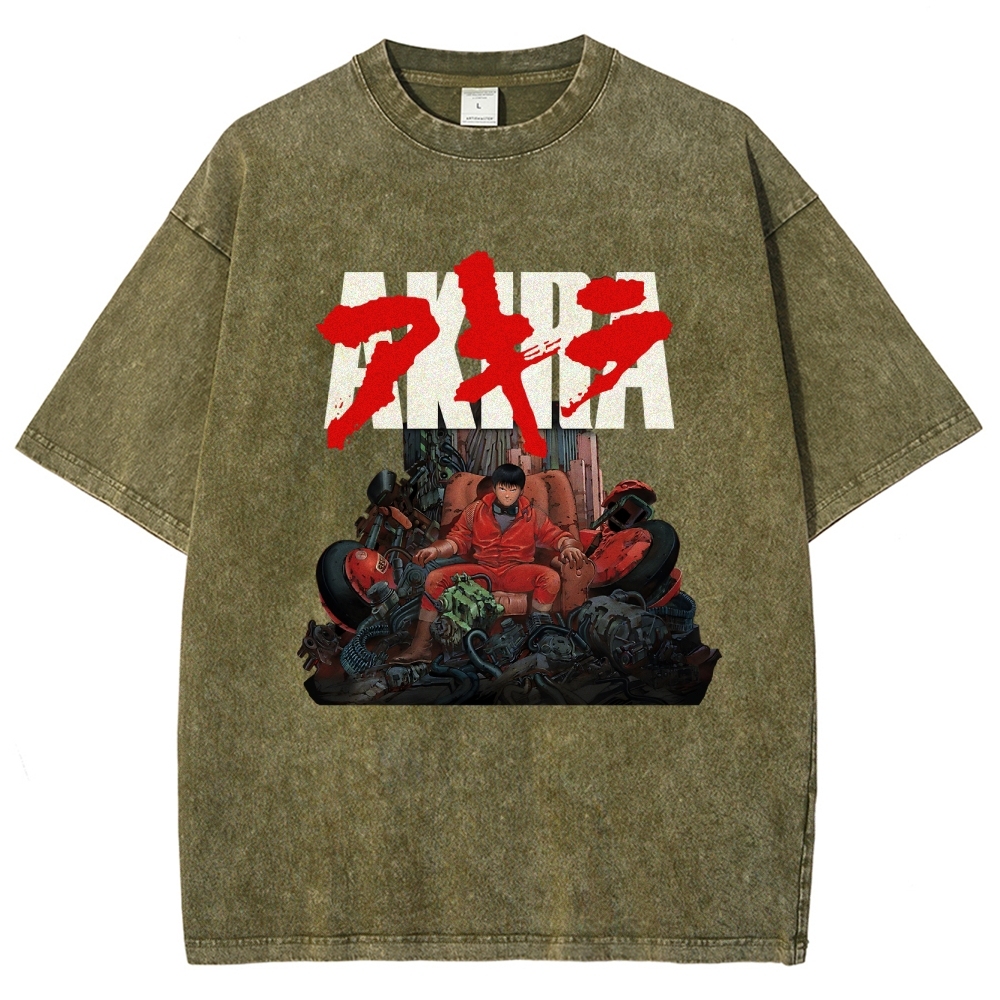 Akira Vintage Wash Japanese Design T-Shirt