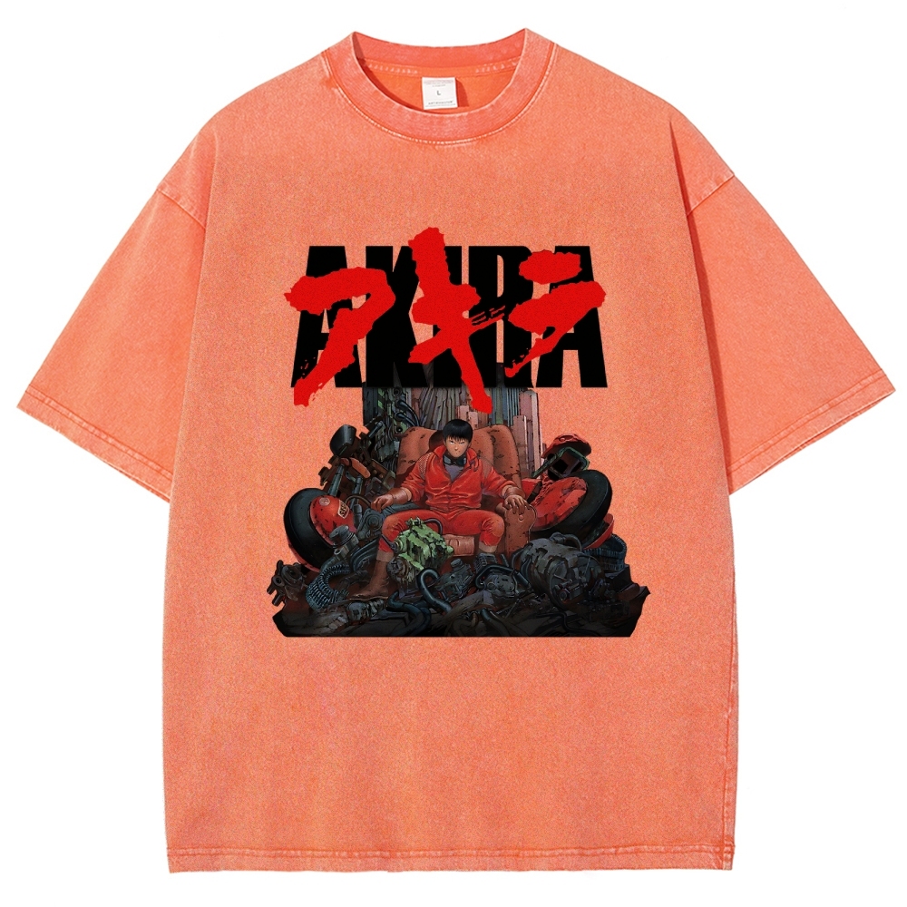 Akira Vintage Wash Japanese Design T-Shirt